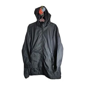 OGIO LOG505 Asphalt Quarry Women's 3XL Full Zip‎ Hooded Trench JackeT NWT